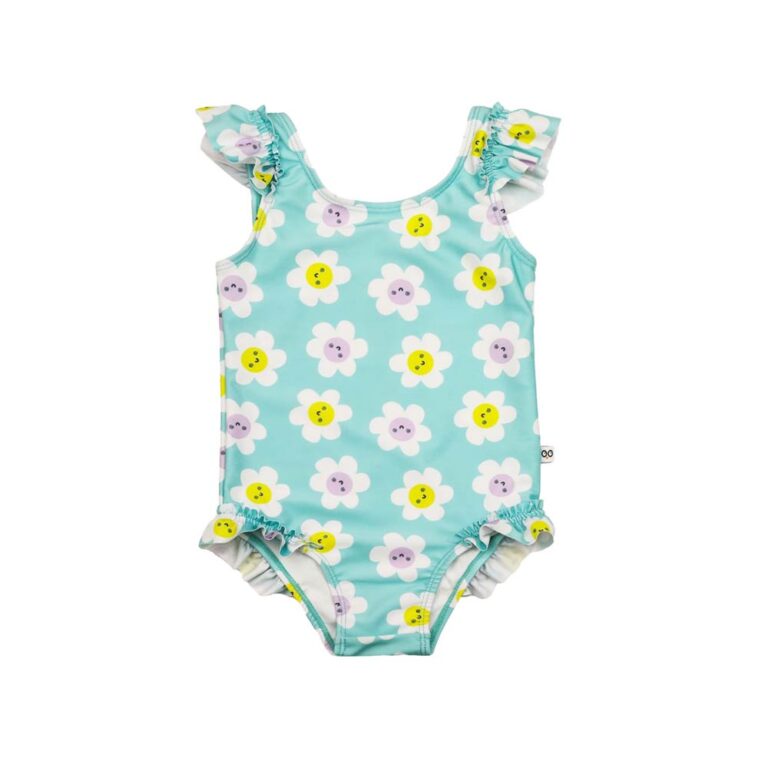 Zoocchini Ruffled Swimsuit - Daisy