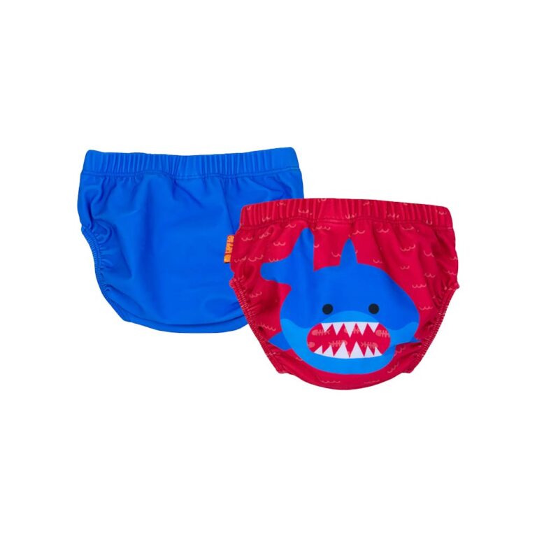 Zoocchini Reusable Swim Diapers Set of 2 - Blue Shark