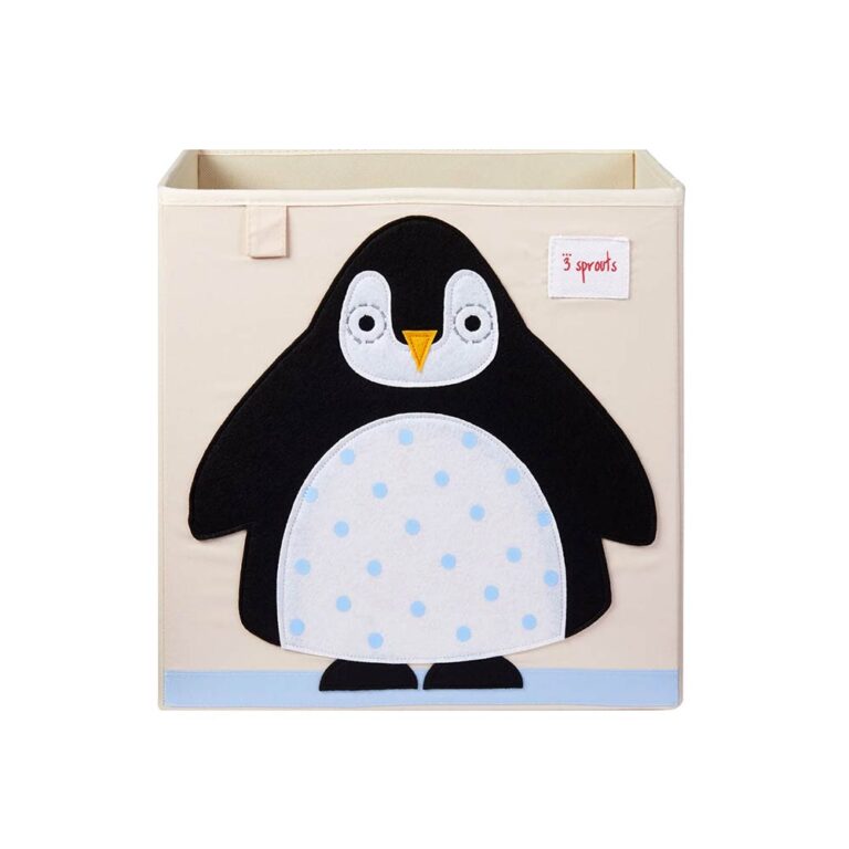 3 Sprouts Storage Box - Penguin