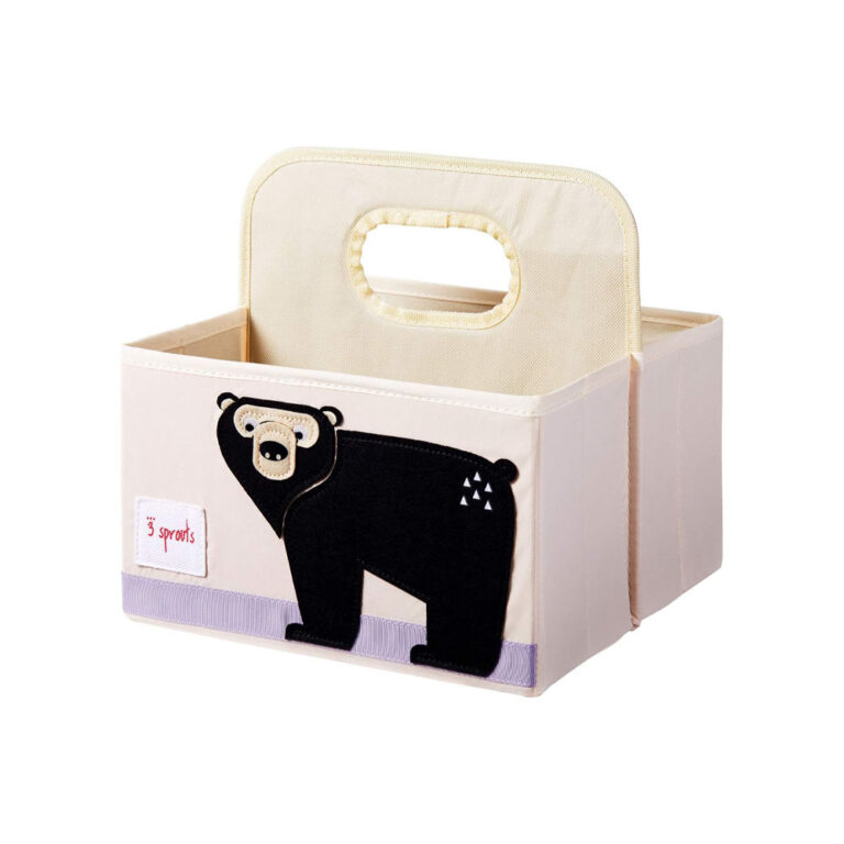3 Sprouts Diaper Caddy Organizer - Bear