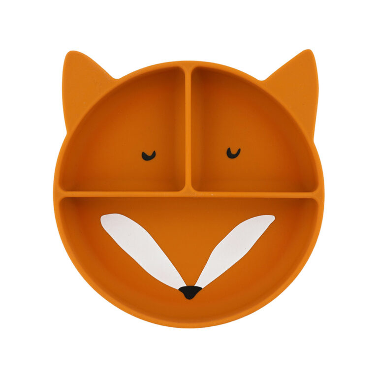 Trixie Silicone Divided Suction Plate - Mr. Fox