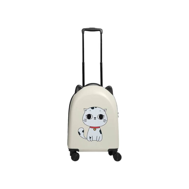 Travel Pals 18 Inch Kids Travel Suitcase On Wheels - White