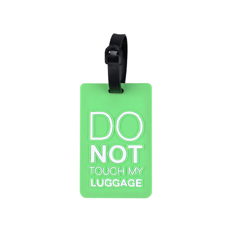 Luggage Tag - Do Not Touch My Luggage Travel Tag! - Mint Green
