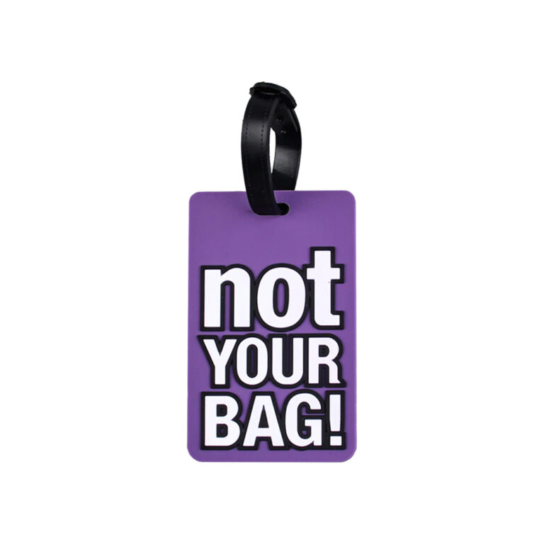 Luggage Tag - Not Your Bag! - Purple