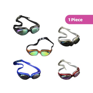 Wenfei UV Shield & Anti-Fog Swimming Goggle with Case | Mix Color 1 Piece