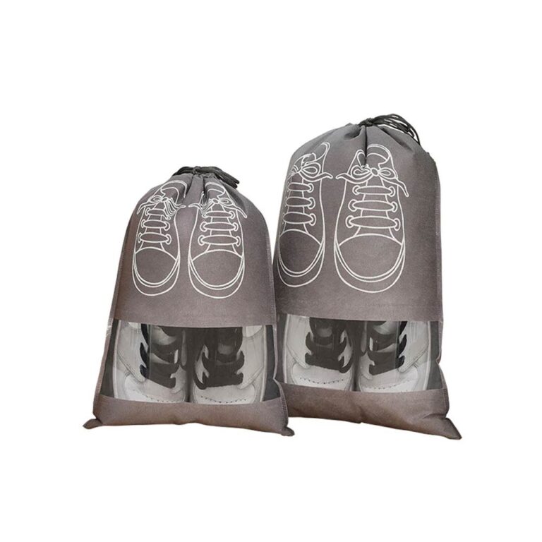 Portable Travel Shoe Waterproof Bag with View - Gray