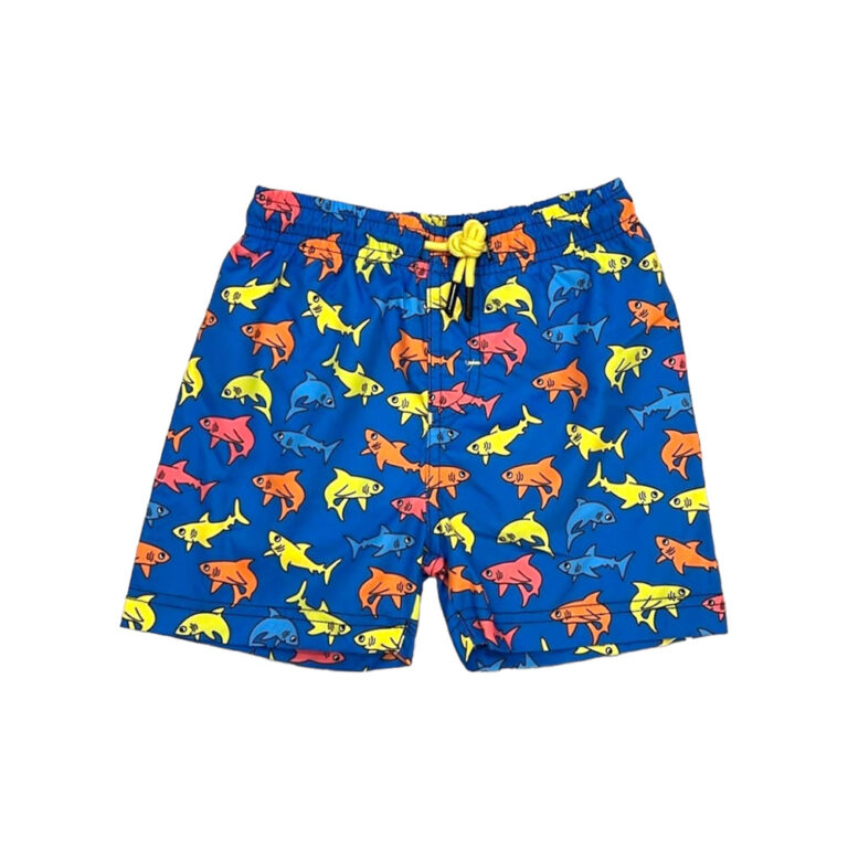 Baby Wawa Swim Shorts - Blue Shark