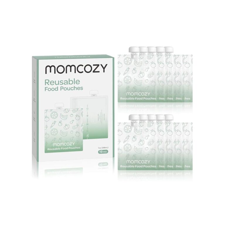 Momcozy Reusable Food Pouches 200ml - 10 Pcs