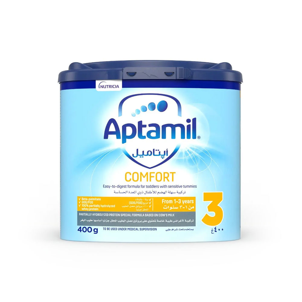 Aptamil Comfort 3 | Toddlers Milk Formula Powder (1-3Yrs) 400g
