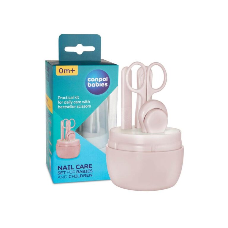 Canpol Babies Nail Care Set for Babies & Children 0m+ Pink