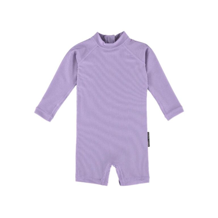 Beach & Bandits Baby Ribbed Swimsuit - Lavender