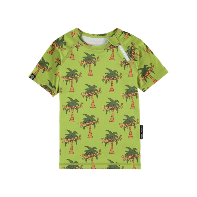 Beach & Bandits Kids Short Sleeve Ribbed Swim Tee - Club Tropicool