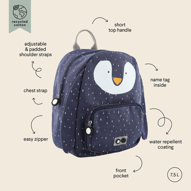 Trixie Kids Backpack (Small) - Mr. Penguin