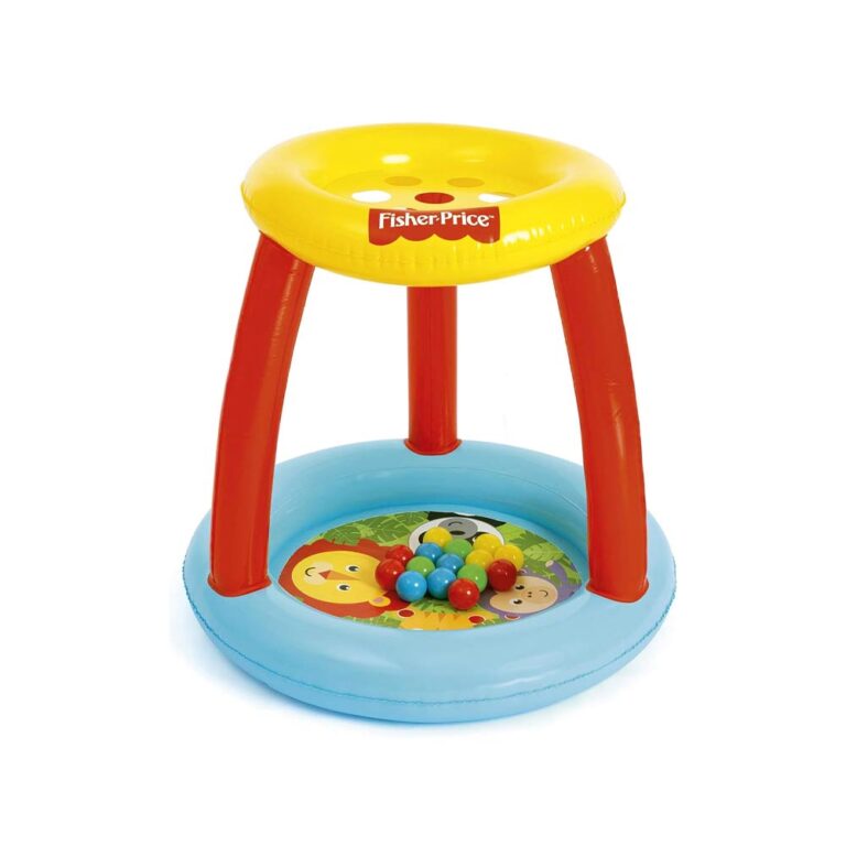 Bestway Fisher-Price Inflatable Island with Play Balls