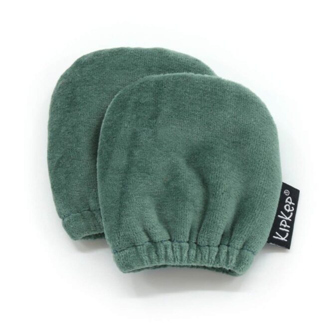 Kipkep Anti-Scratch Mittens - Calming Green