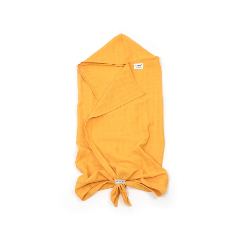 Kipkep Blenker Badcape Muslin Hooded Towel - Little Bees