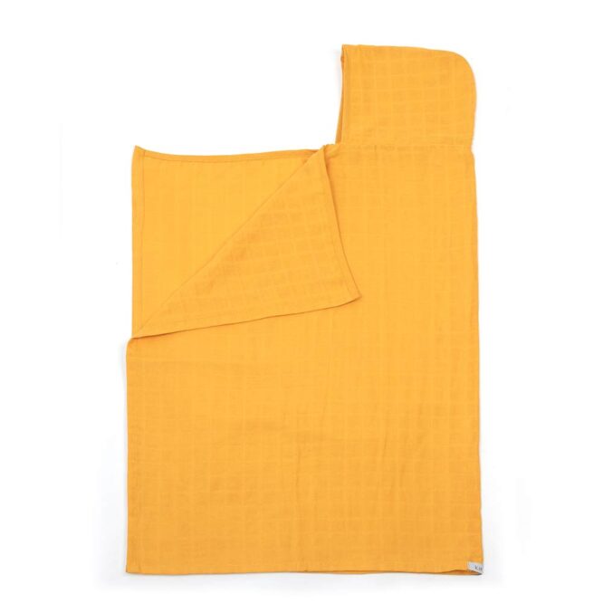 Kipkep Blenker Badcape Muslin Hooded Towel - Little Bees