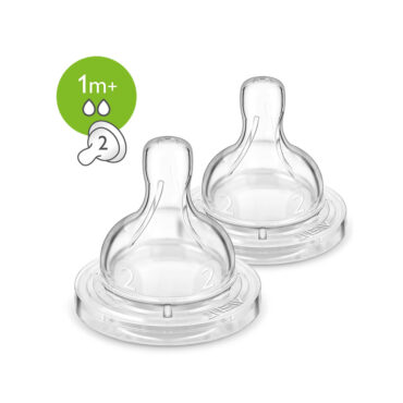 Philips Avent Classic+ / Anti-Colic Flow 2 Teats (1m+) 2 Pcs