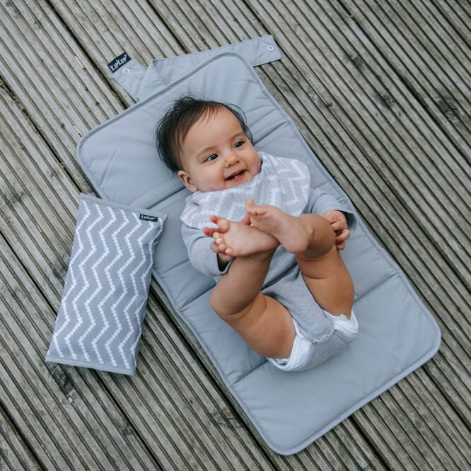 Kipkep Napper Changing Mat - Silver Gray