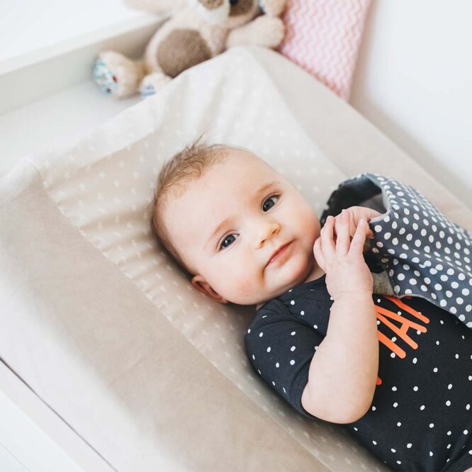 Kipkep Changing Pad Cover (Anti-Slip) - Dreamy Sand