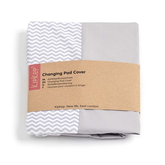 Kipkep Changing Pad Cover (Anti-Slip) - Ziggy Gray