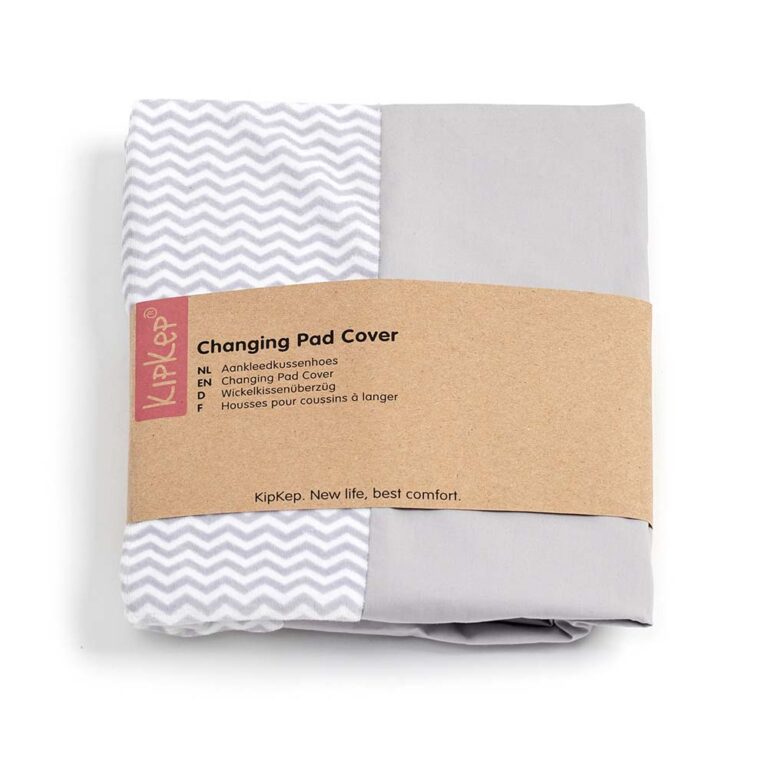 Kipkep Changing Pad Cover (Anti-Slip) - Ziggy Gray