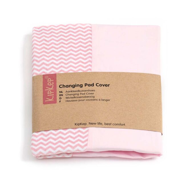 Kipkep Changing Pad Cover (Anti-Slip) - Ziggy Pink