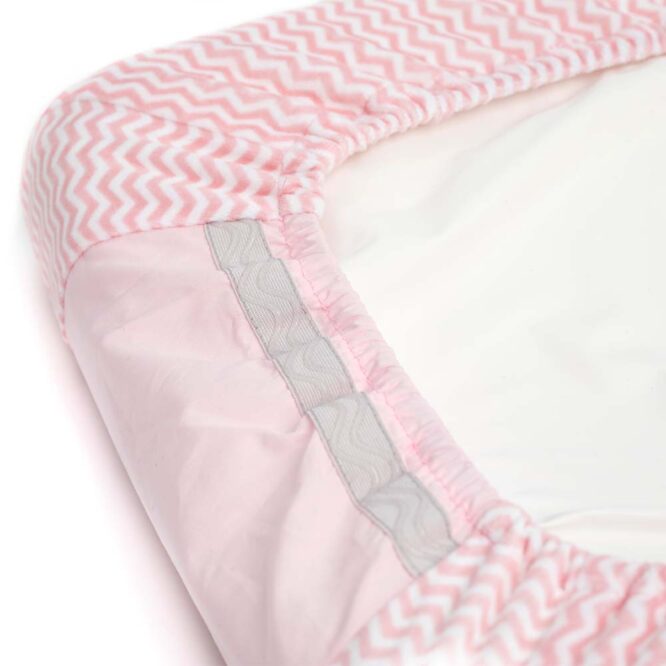Kipkep Changing Pad Cover (Anti-Slip) - Ziggy Pink
