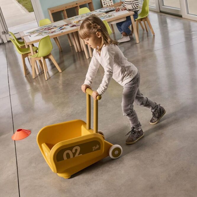 Italtrike Kids Shopping Cart Italo (2-6Yrs) - Yellow