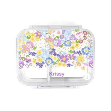 Little IA Bento Box 3 Compartment - Floral