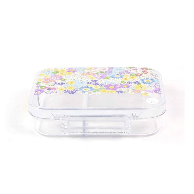 Little IA Bento Box 3 Compartment - Floral