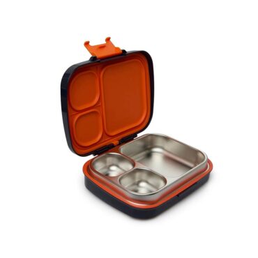 Little IA Stainless Bento Box 3 Compartment - Football