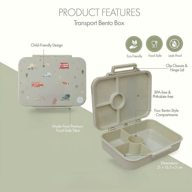 Little IA Bento Box 4 Compartment - Transport