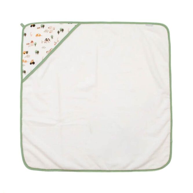 All4Ella Organic Hooded Baby Towel (0m+) Country Farm