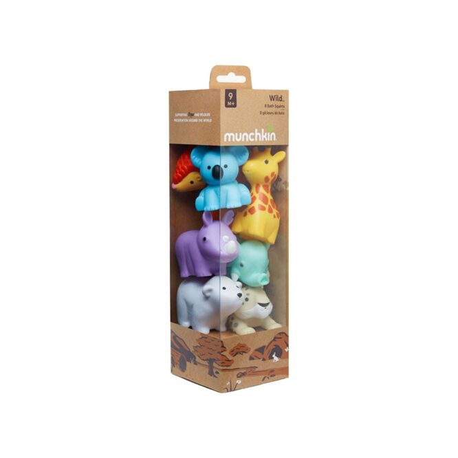 Munchkin Wild Bath Squirts (9m+) 8 Pack