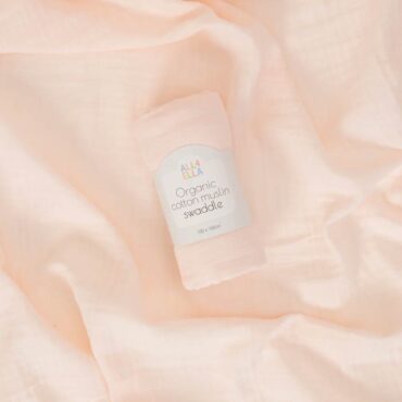 All4Ella Organic Cotton Muslin Swaddle (0m+) Pink
