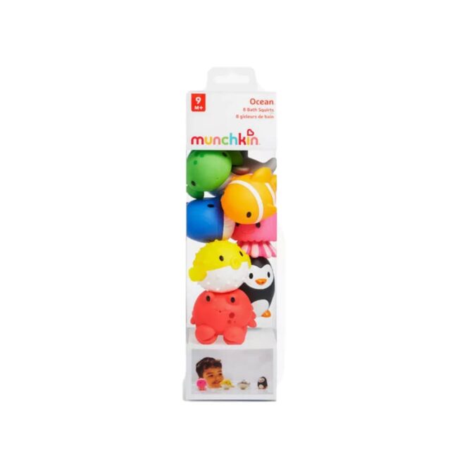 Munchkin Ocean Bath Squirts (9m+) 8 Pack