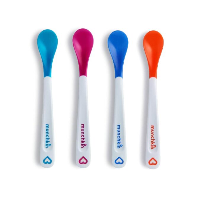 Munchkin White Hot Infant Spoons (3m+) 4 Pack