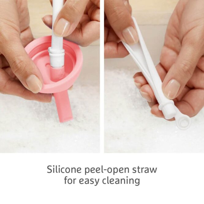 Munchkin Simple Clean Spill Proof Straw Cup (12m+) 296ml - Pink
