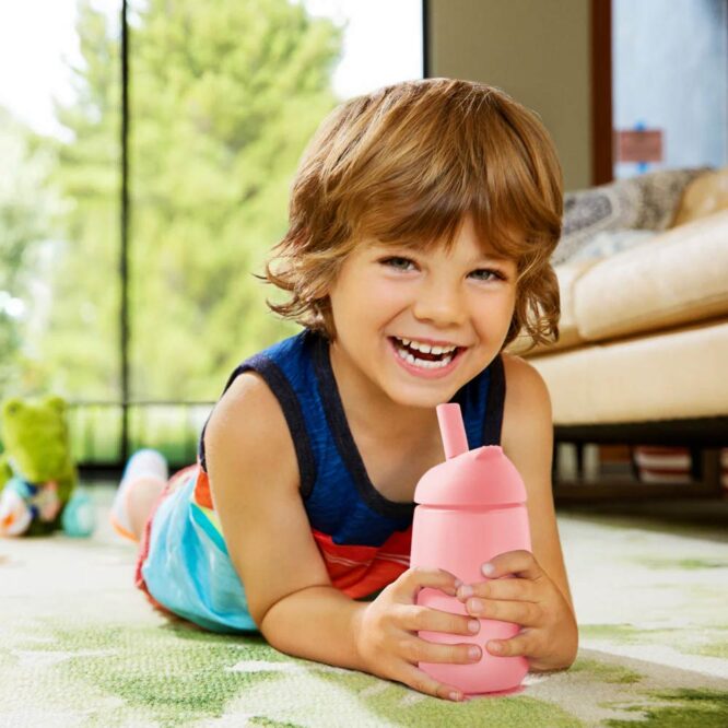 Munchkin Simple Clean Spill Proof Straw Cup (12m+) 296ml - Pink