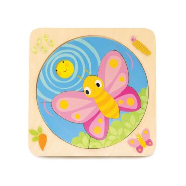 Tender Leaf 4-In-1 Puzzle (3Yrs+) - Butterfly Life