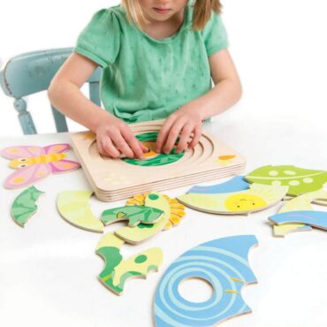 Tender Leaf 4-In-1 Puzzle (3Yrs+) - Butterfly Life