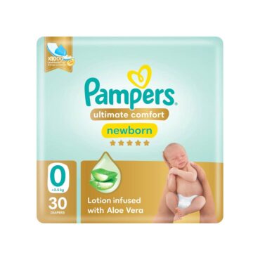 Pampers Ultimate Comfort Size Newborn (up to 2.5kg) - 30 Diapers