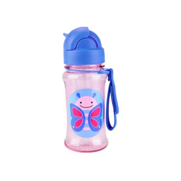 Skip Hop Zoo Tritan Straw Bottle 355ml - Butterfly