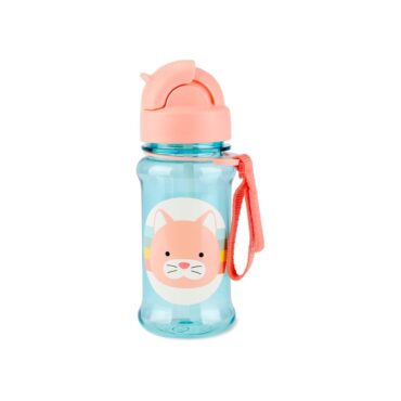 Skip Hop Zoo Tritan Straw Bottle - Cat