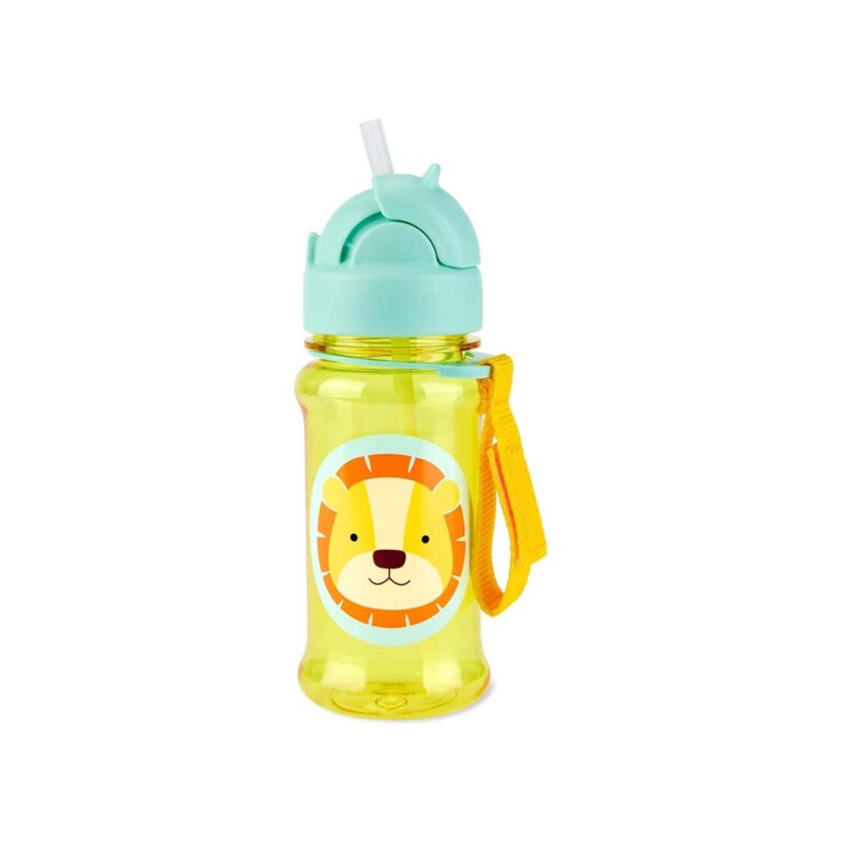 Skip Hop Zoo Tritan Straw Bottle Lion