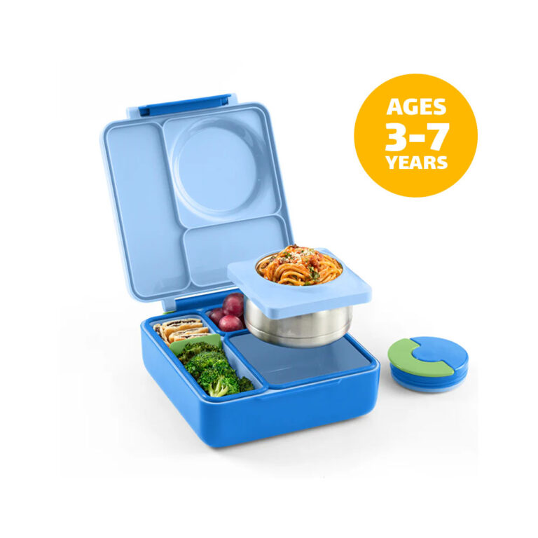 OmieBox Insulated Hot & Cold Bento Box - Sea Blue