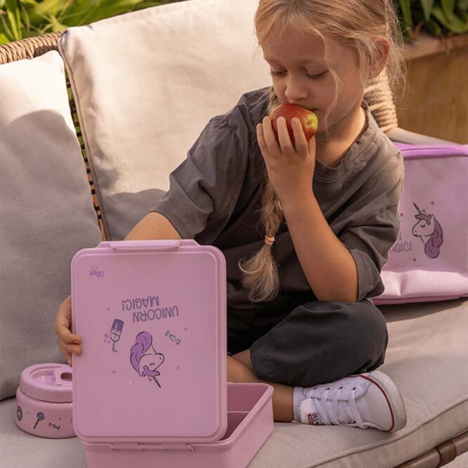 Citron Grand Lunchbox with Food Jar - Stormy Unicorn