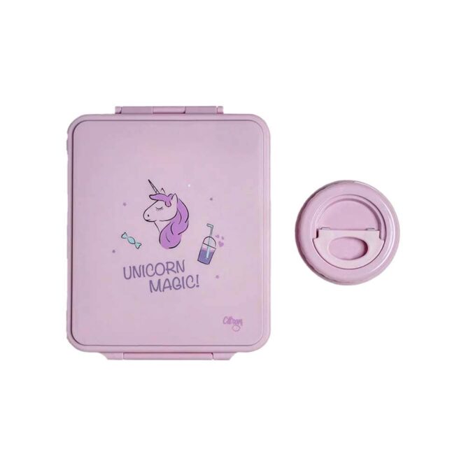 Citron Grand Lunchbox with Food Jar - Stormy Unicorn