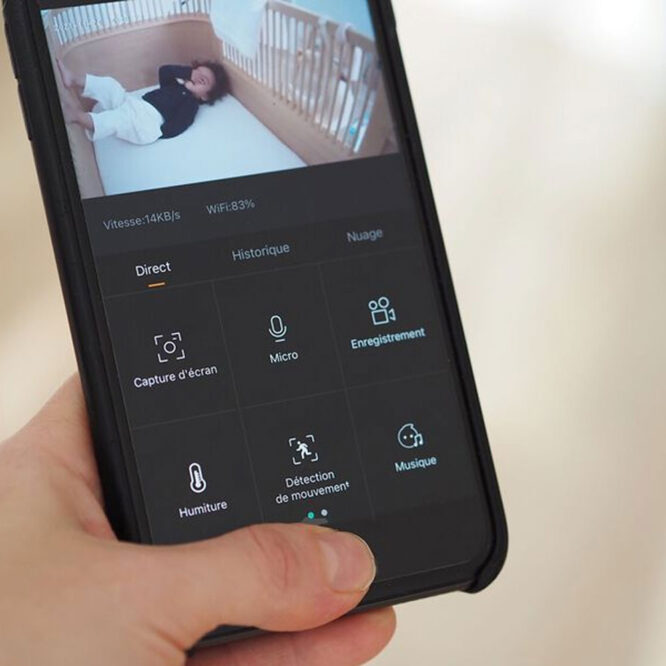 Beaba Zen Premium Video Smart Baby Monitor - White